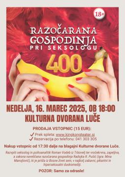 Razočarana gospodinja pri seksologu_plakat